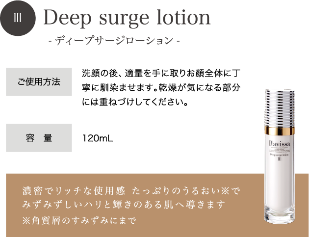 Deep surge lotion